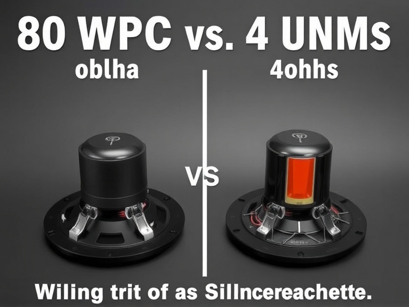 Comparing 80 WPC at 8 Ohms vs 4 Ohms: What’s the Difference?