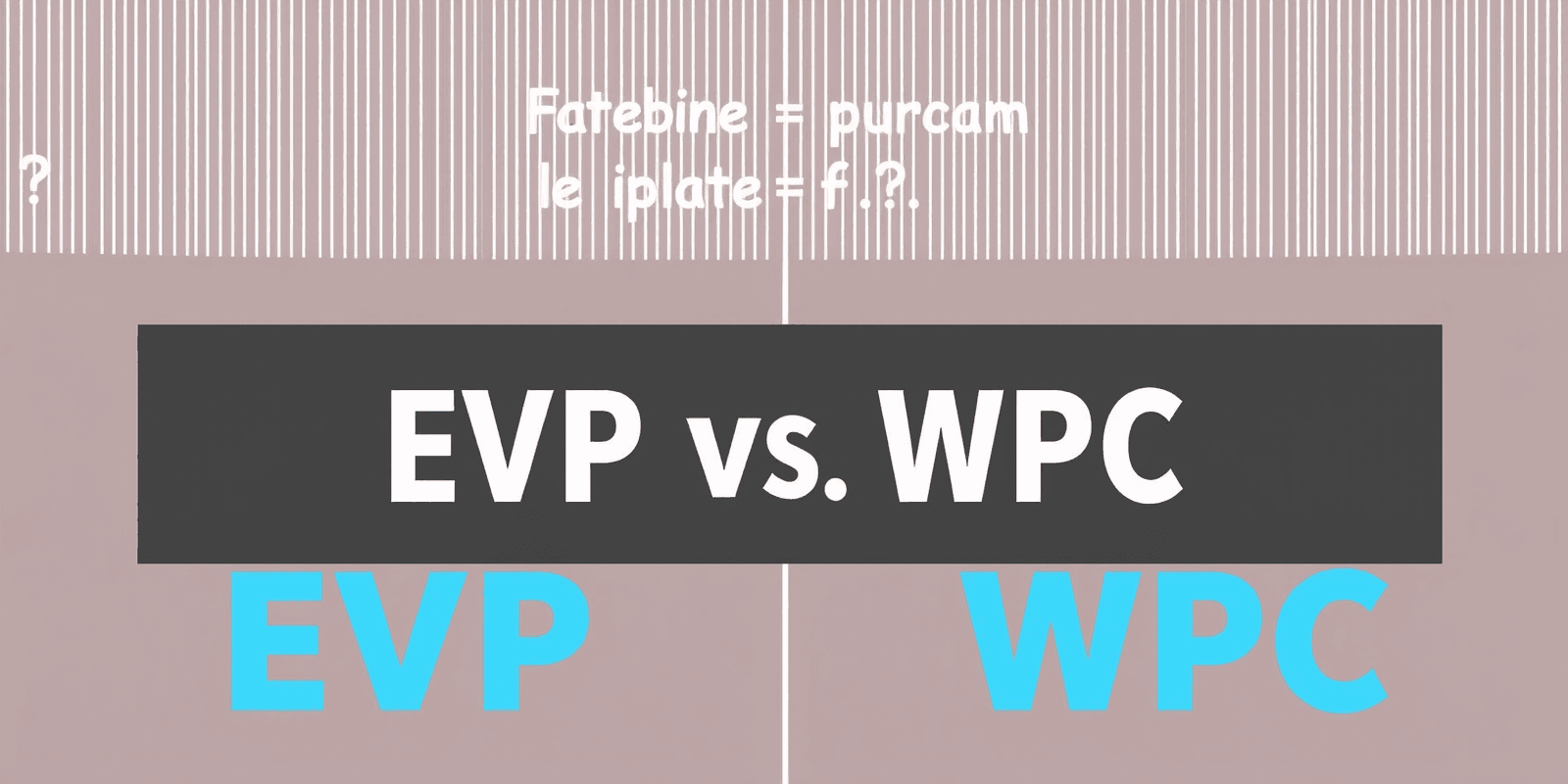 Comparing EVP and WPC: Which is Right for Your Needs?