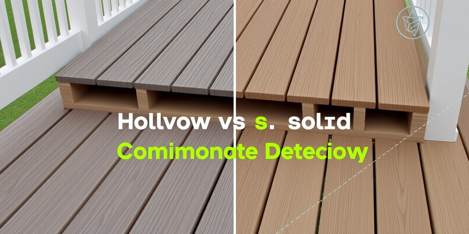 Comparing Hollow vs Solid Composite Decking: Weight Considerations