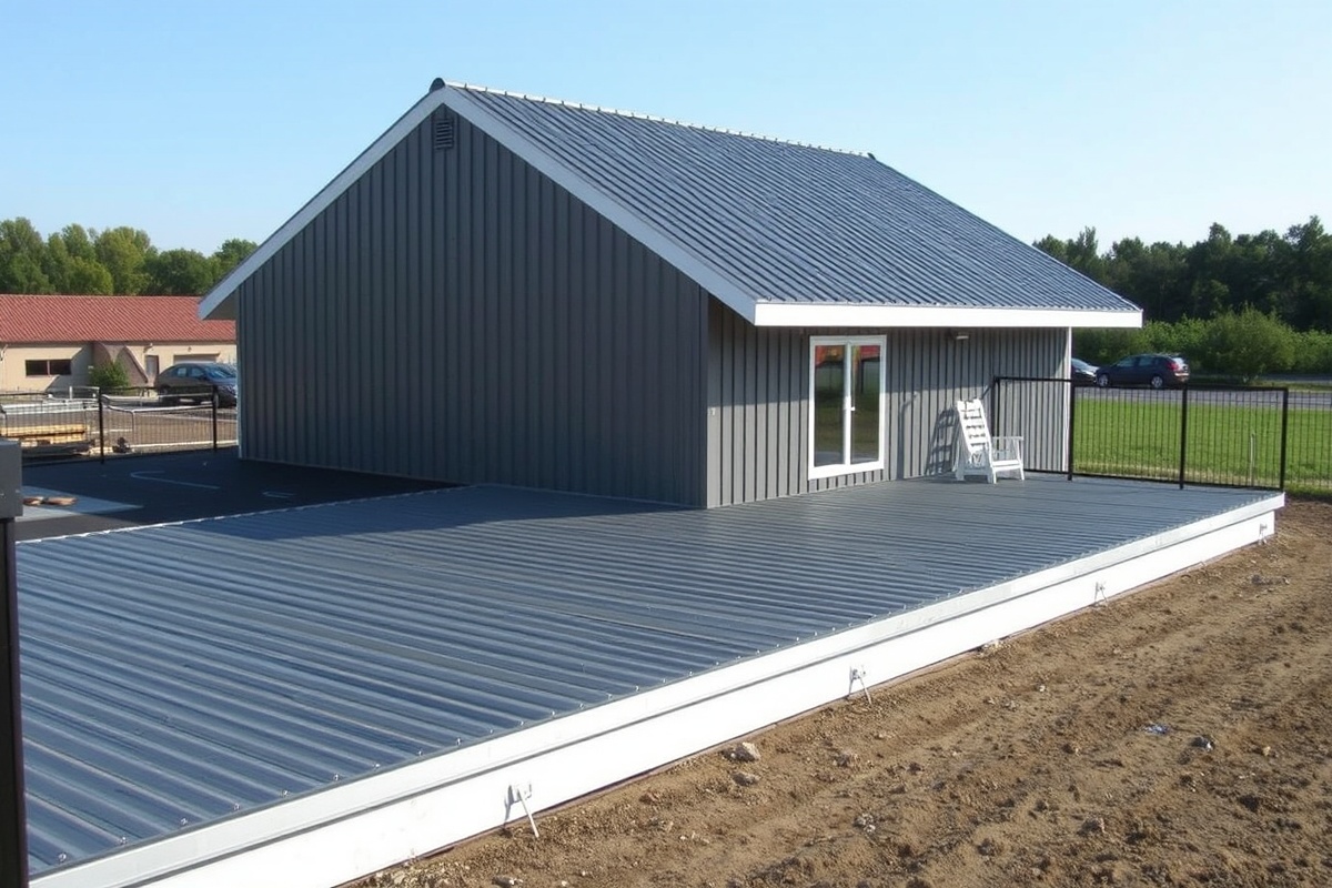 composite corrugated metal floor decking