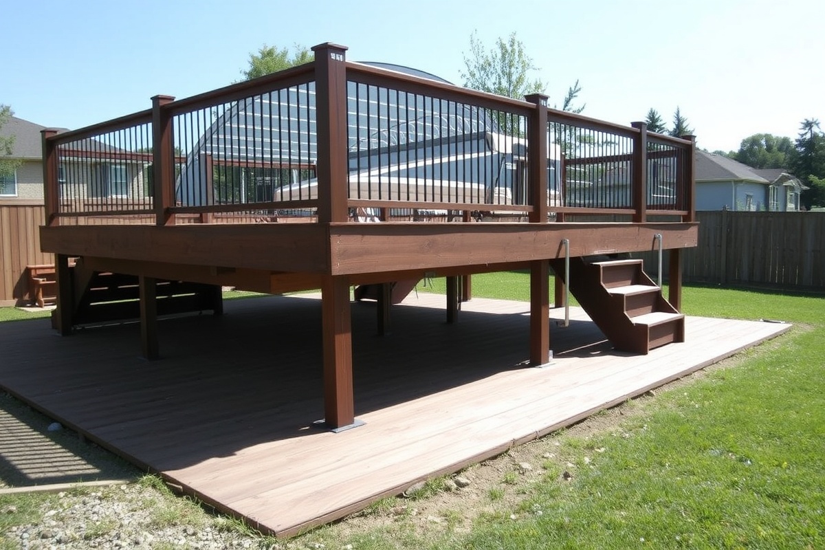 composite decking adjustable feet