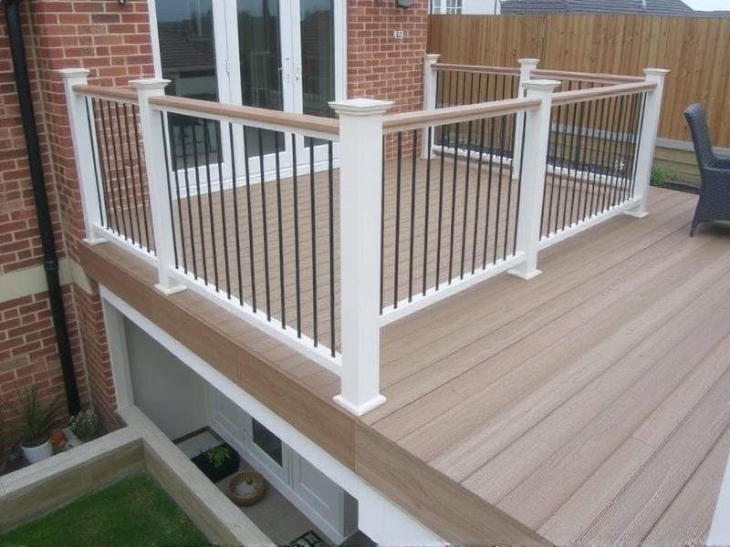 composite decking and balustrade