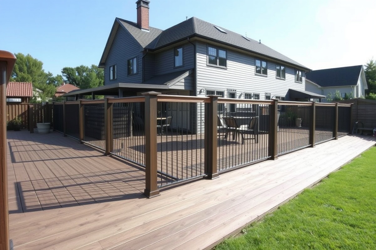 composite decking angle