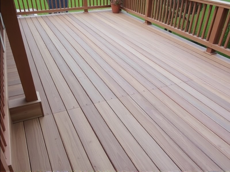 composite decking built in diagonal shape