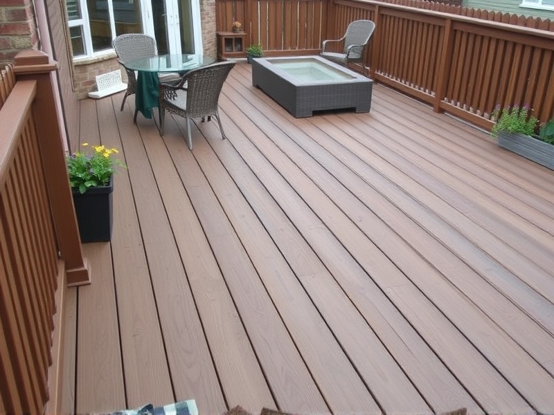composite decking burton