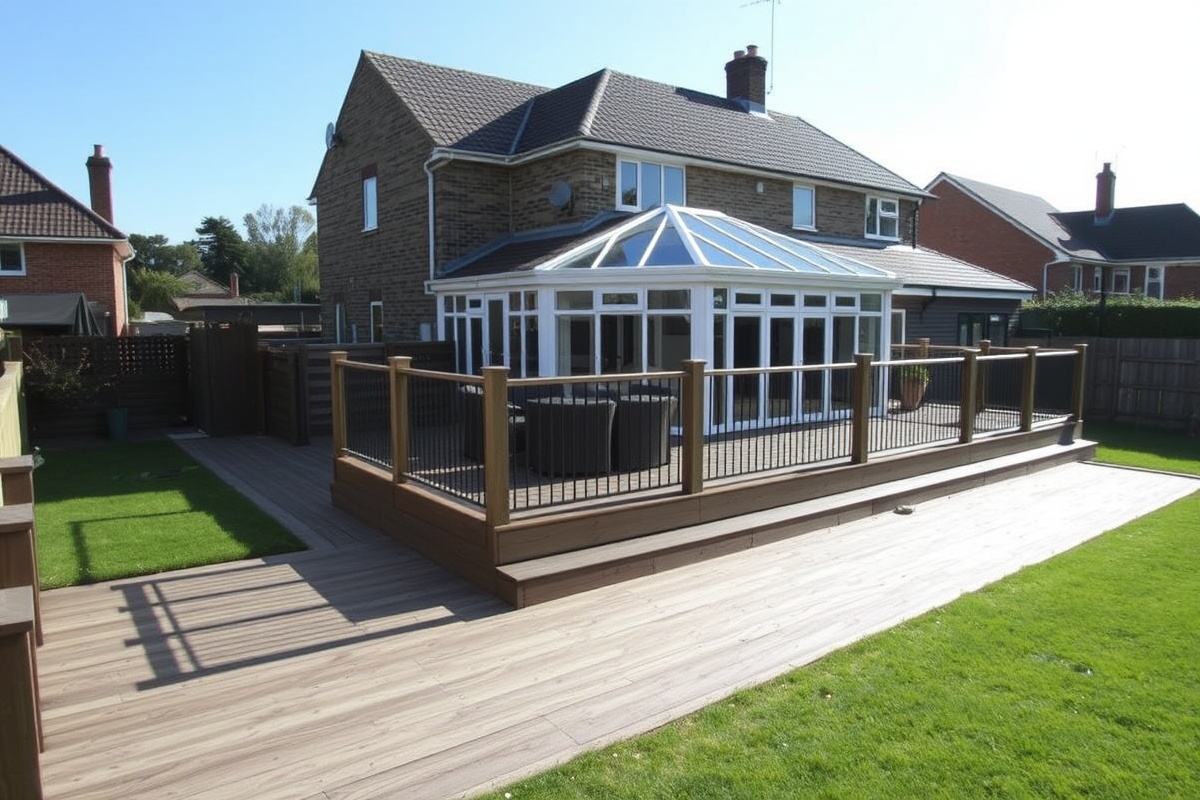 composite decking bury