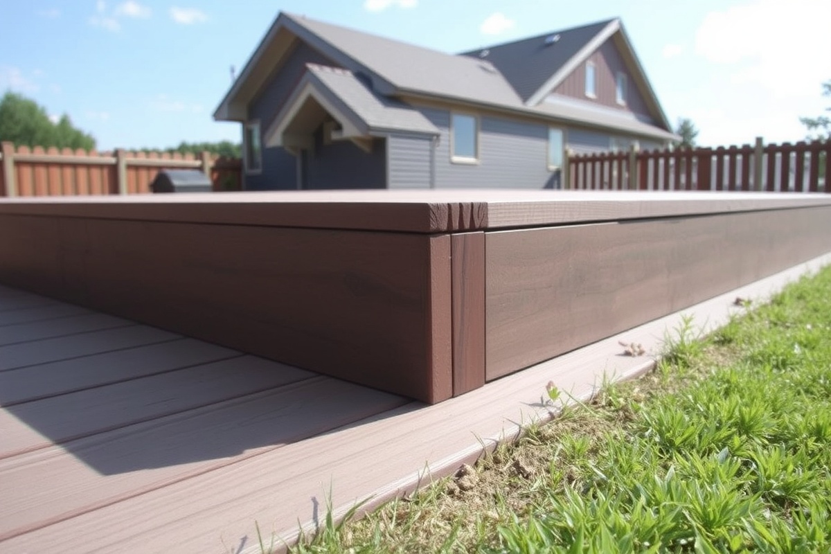 composite decking butt joint