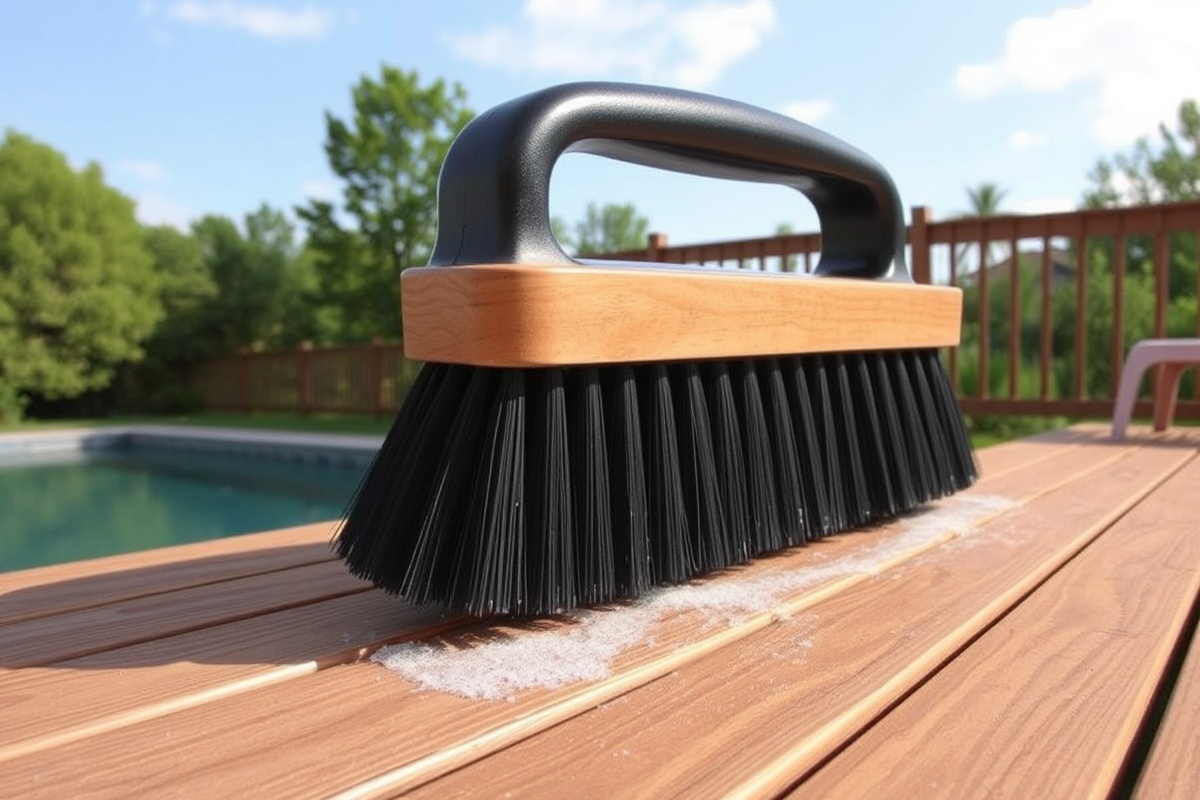 composite decking cleaner brush