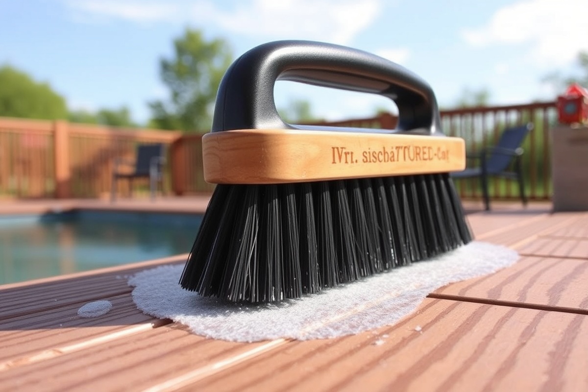 composite decking cleaning brush