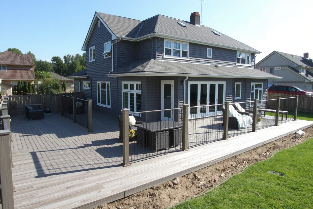 composite decking construction