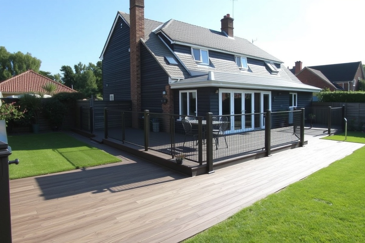 composite decking cost per m2