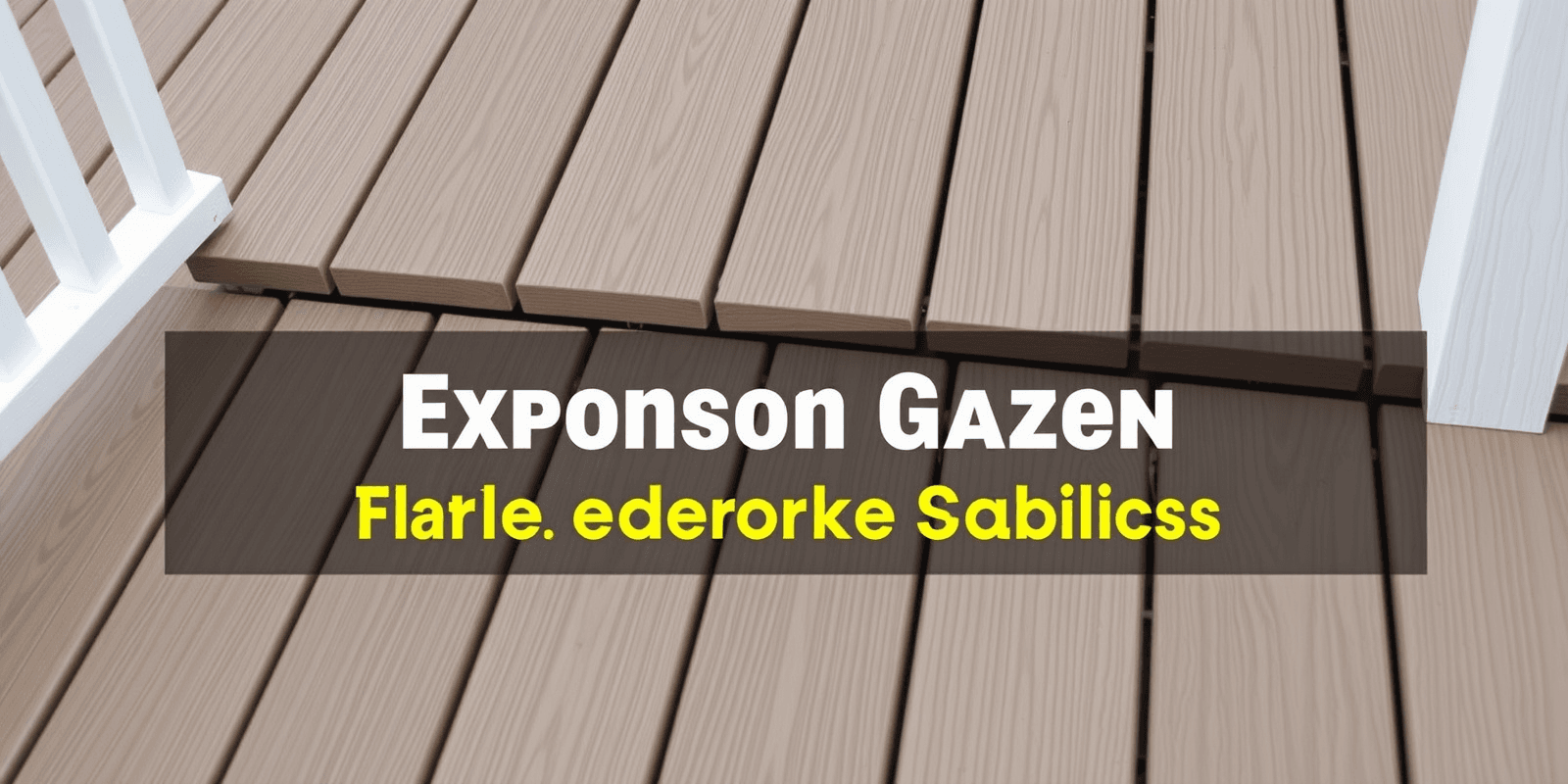 Composite Decking Expansion Gaps: The Key to Durability