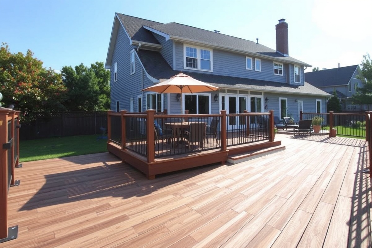 composite decking fade