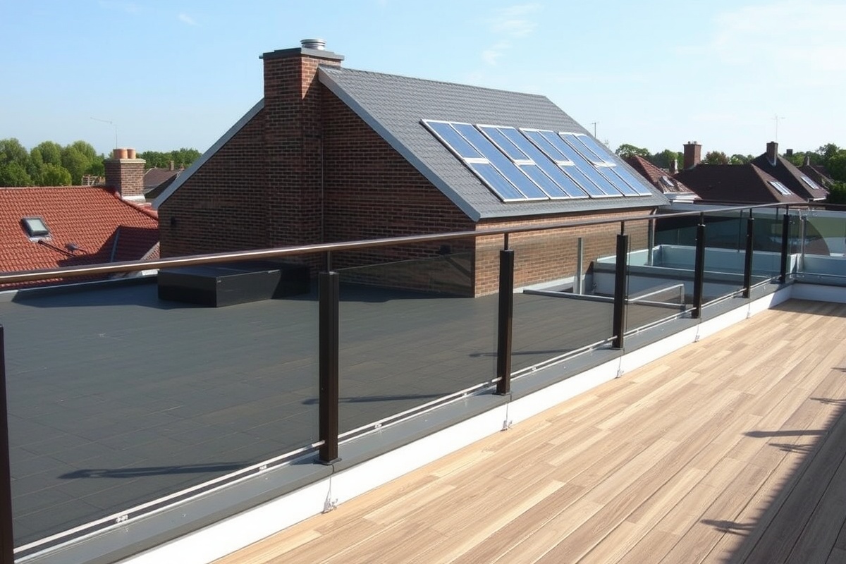composite decking for flat roof