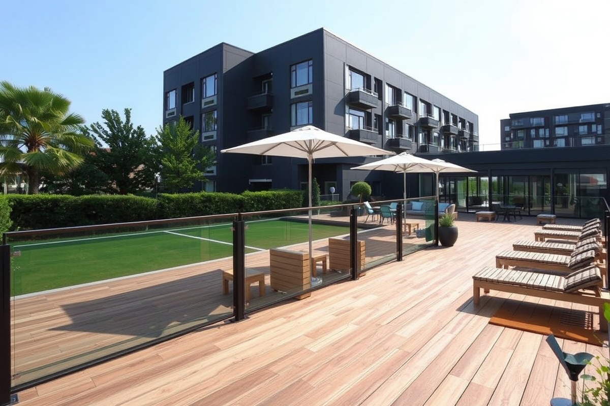 composite decking for hotels