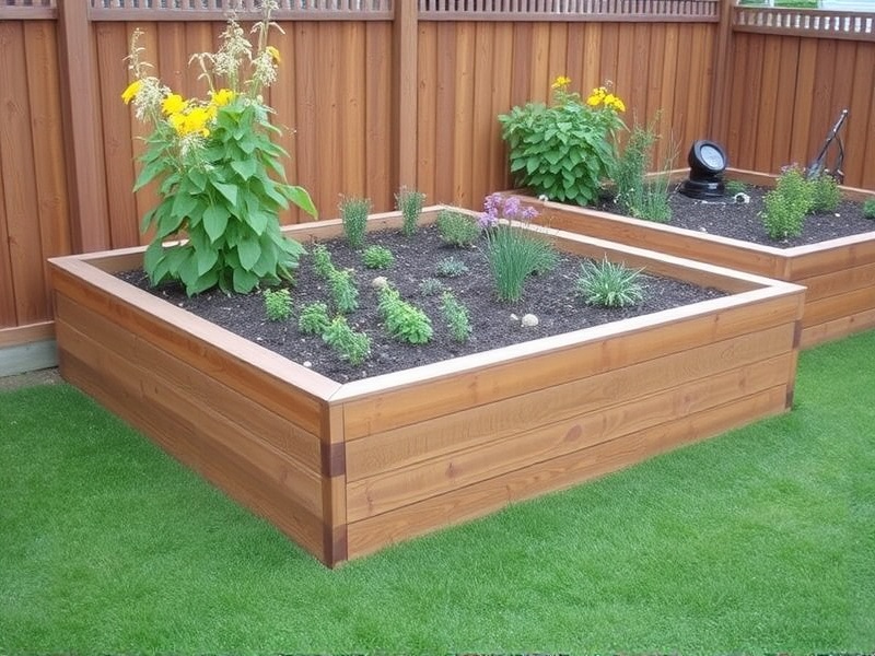 composite decking for raised garden beds