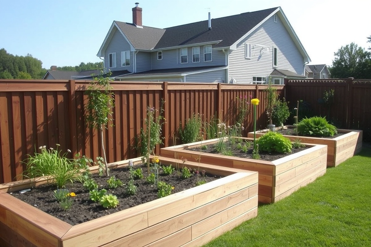composite decking for raised garden beds