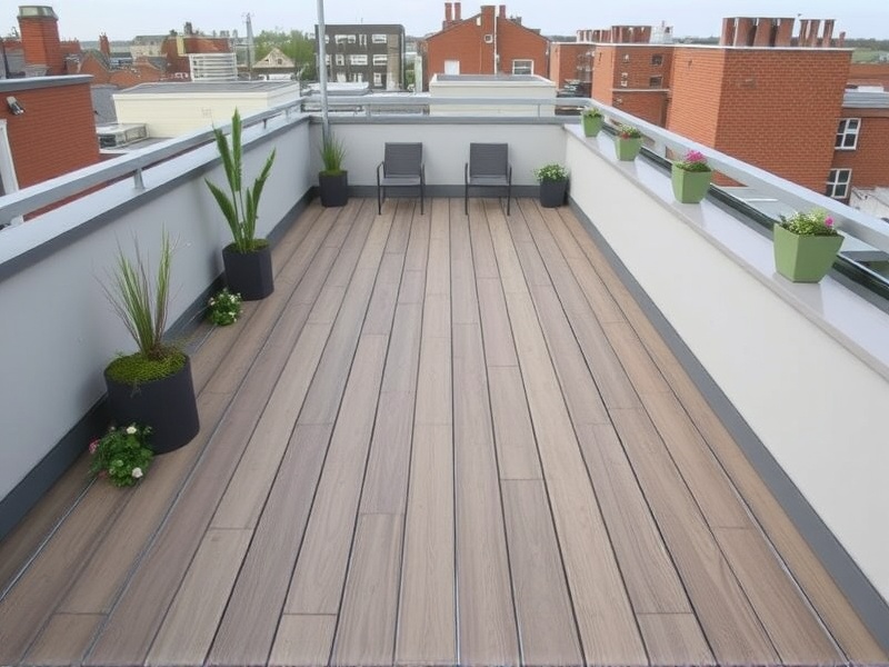 composite decking for roof terrace