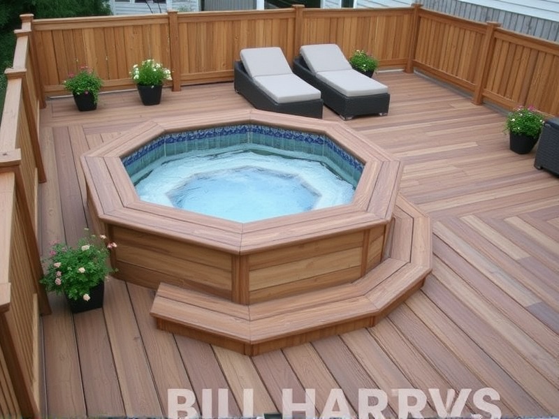 composite decking for spa