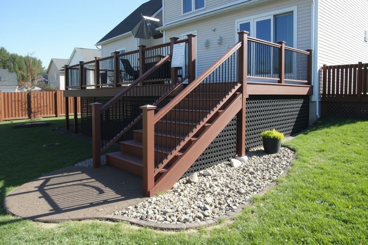 Composite Decking for Stairs: Enhancing Outdoor Spaces