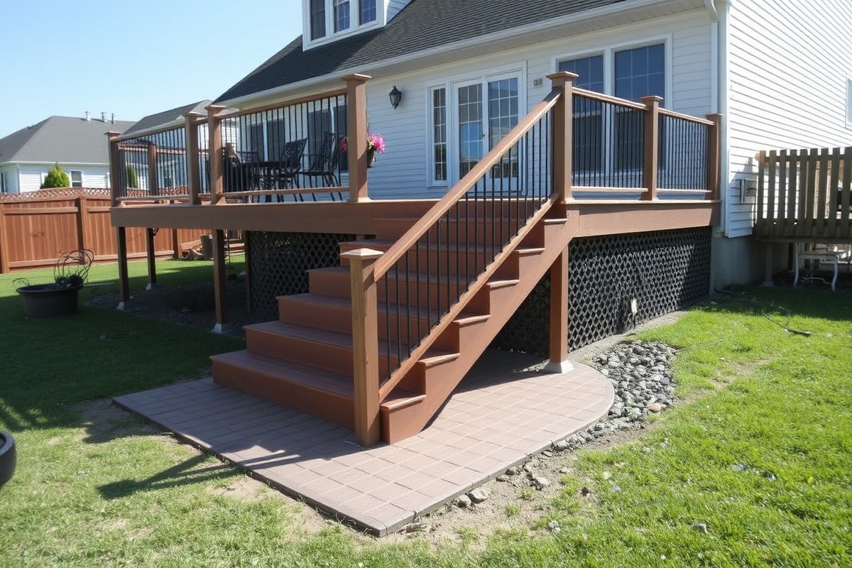 composite decking for steps
