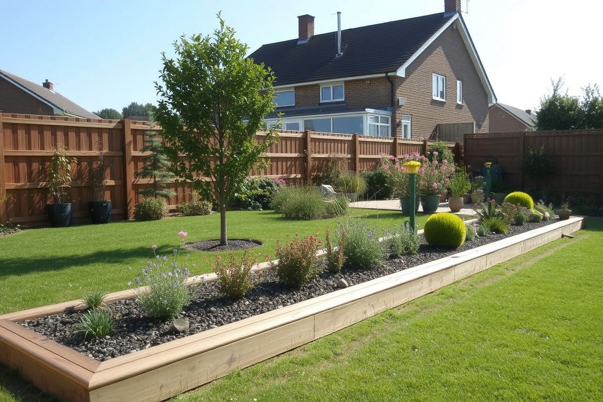 composite decking garden edging