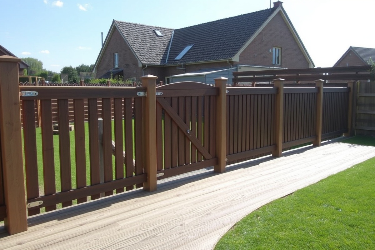composite decking gates