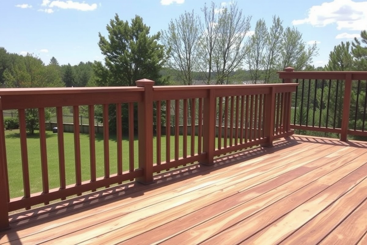 composite decking grease stains