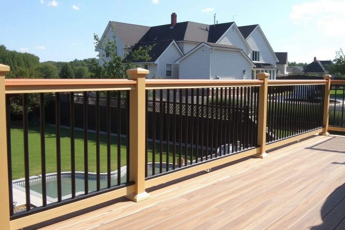 composite decking handrails
