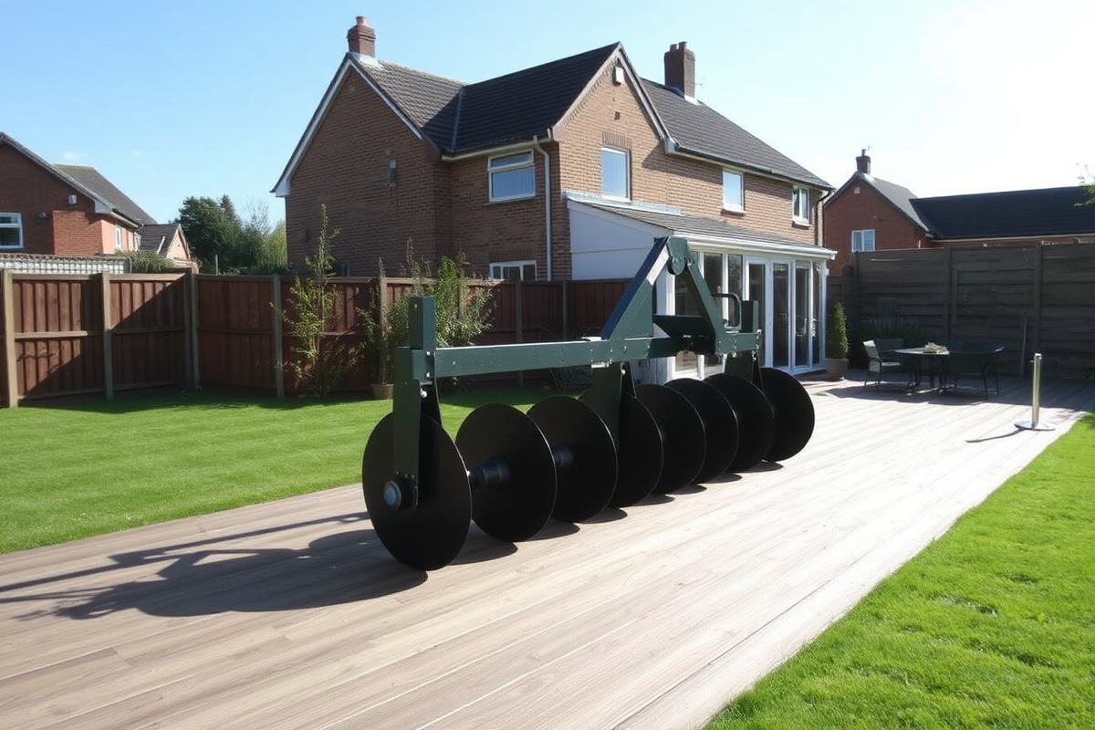 composite decking harrow