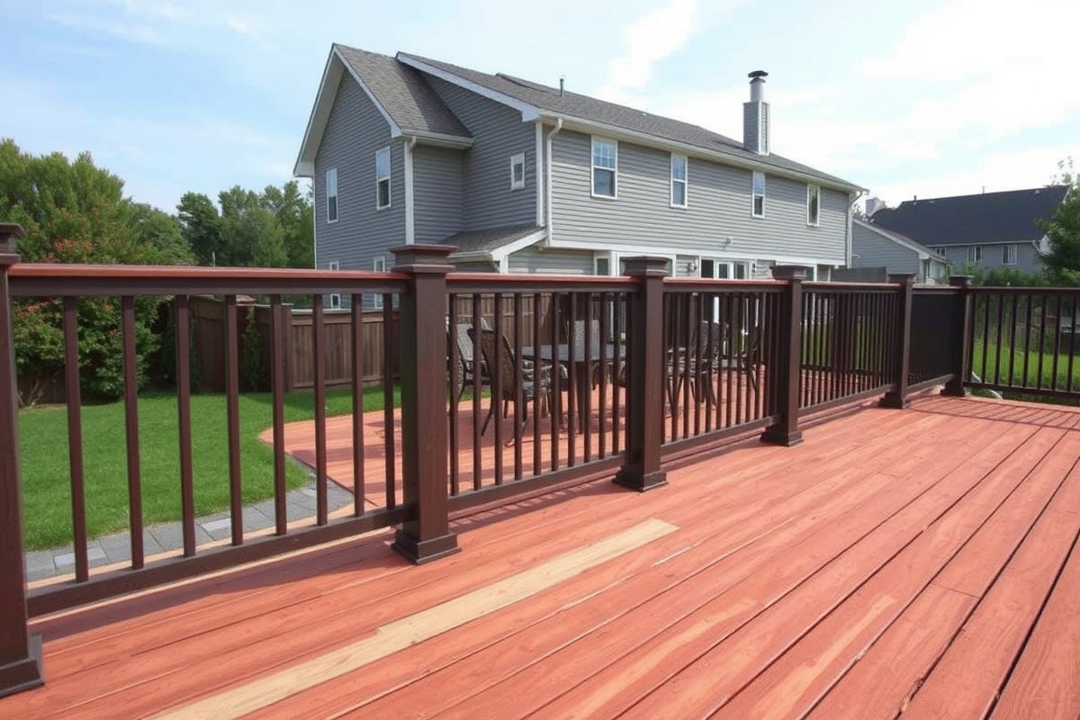 composite decking heat retention