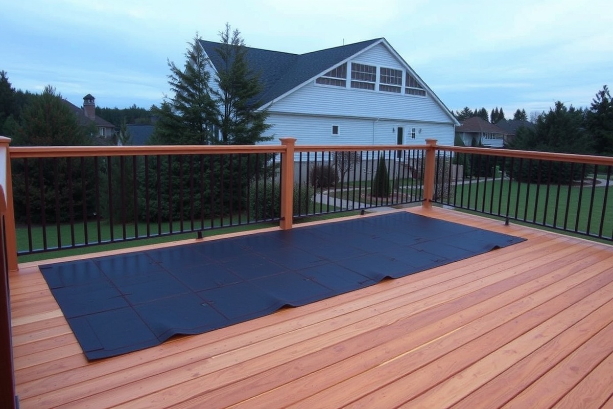 composite decking heating blanket