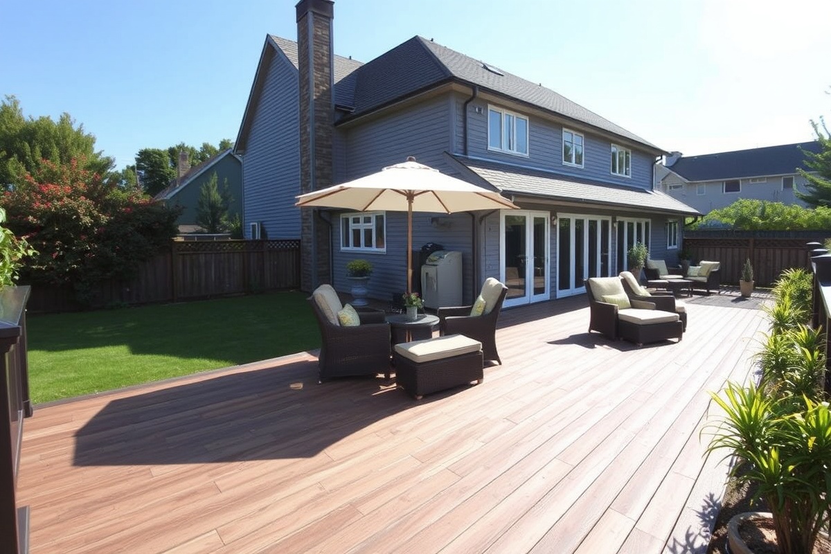 composite decking hot in summer