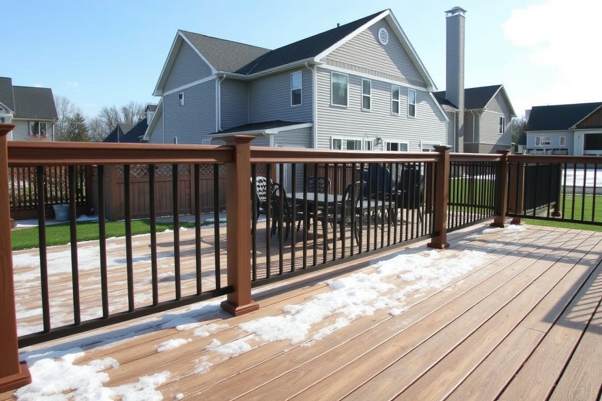 composite decking ice melt