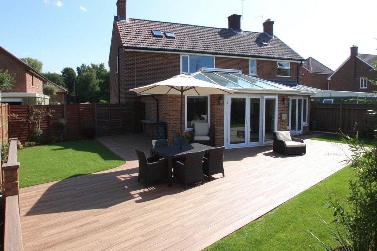 composite decking ideas for garden