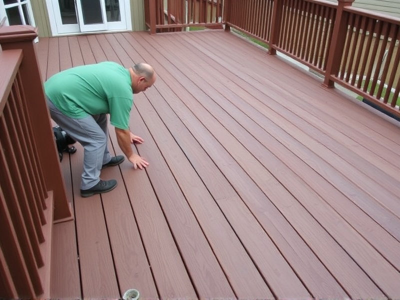 composite decking install