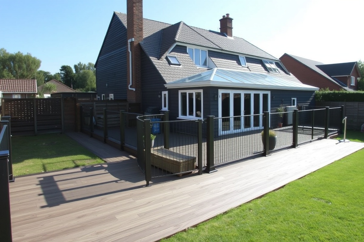 composite decking installation cost per m2