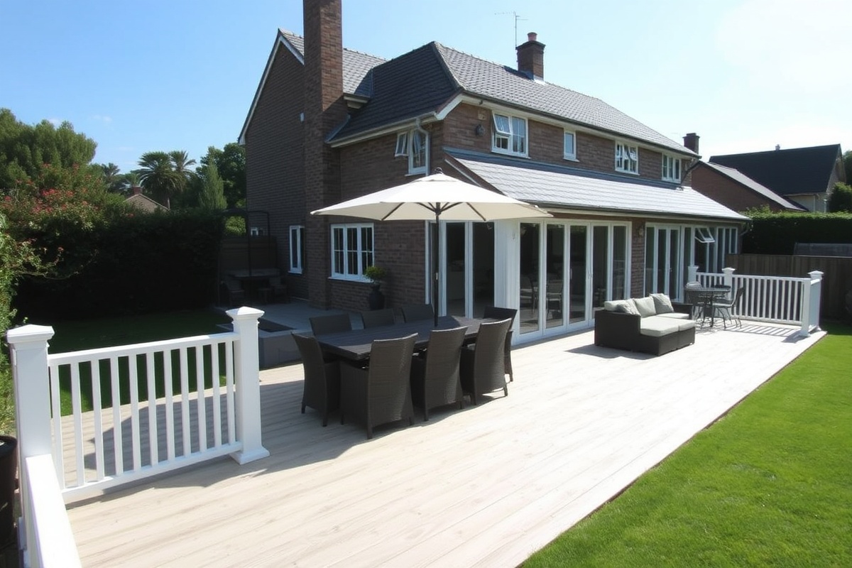composite decking ivory