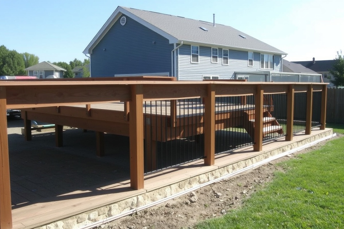 composite decking joist span