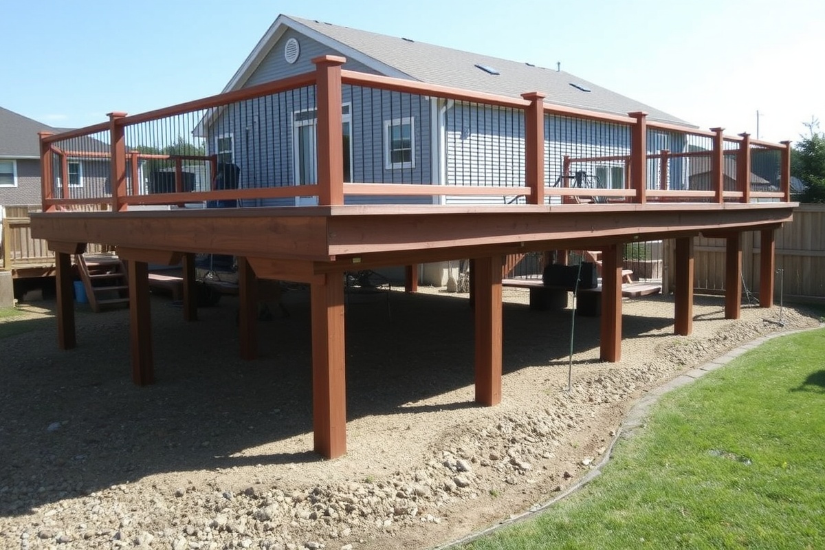 composite decking joist supports