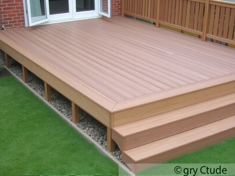 composite decking kit with joists