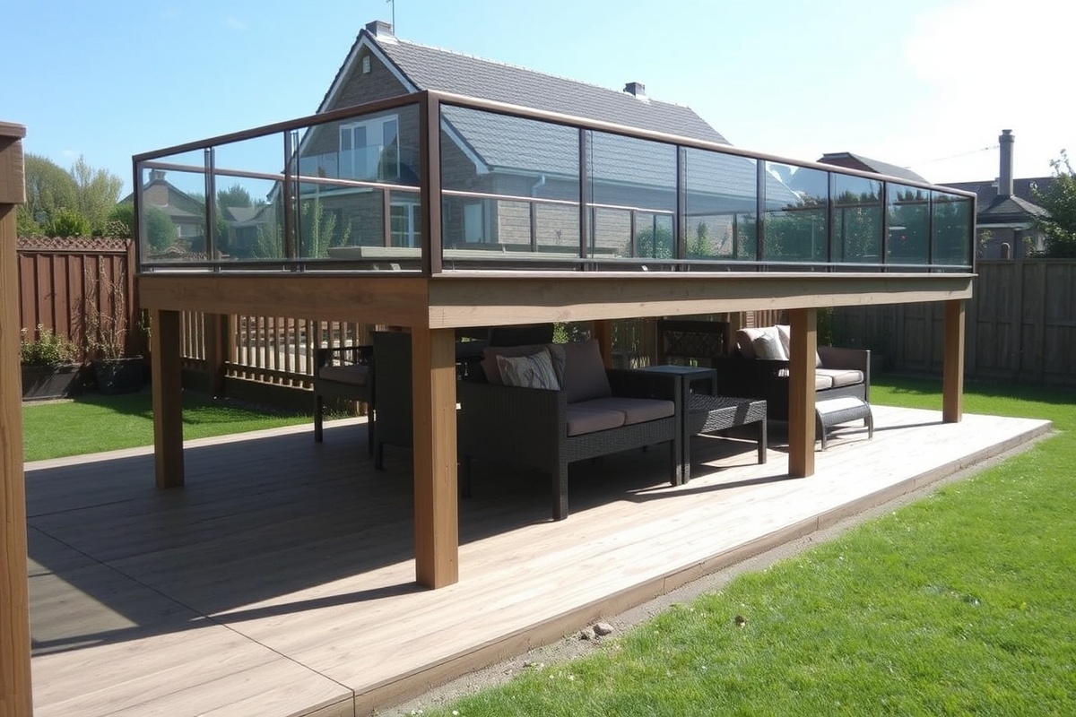 composite decking legs