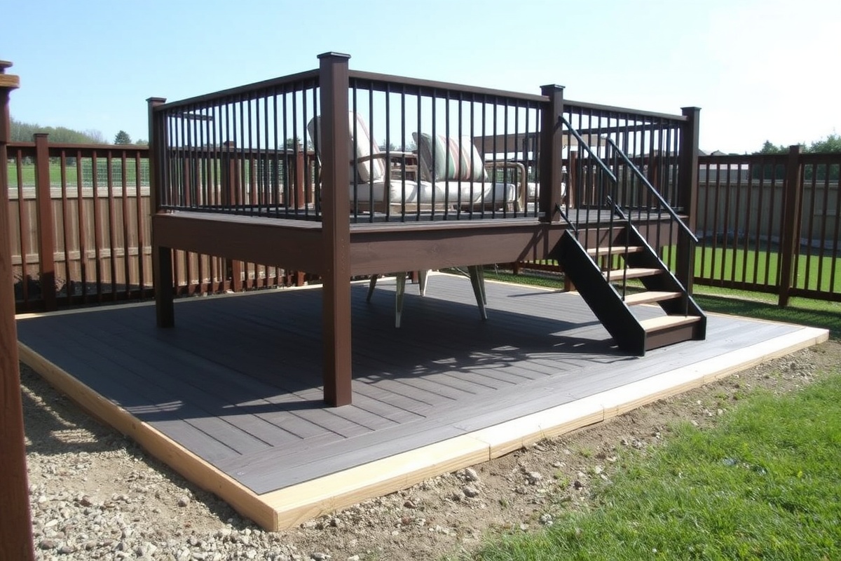 composite decking leveling pad