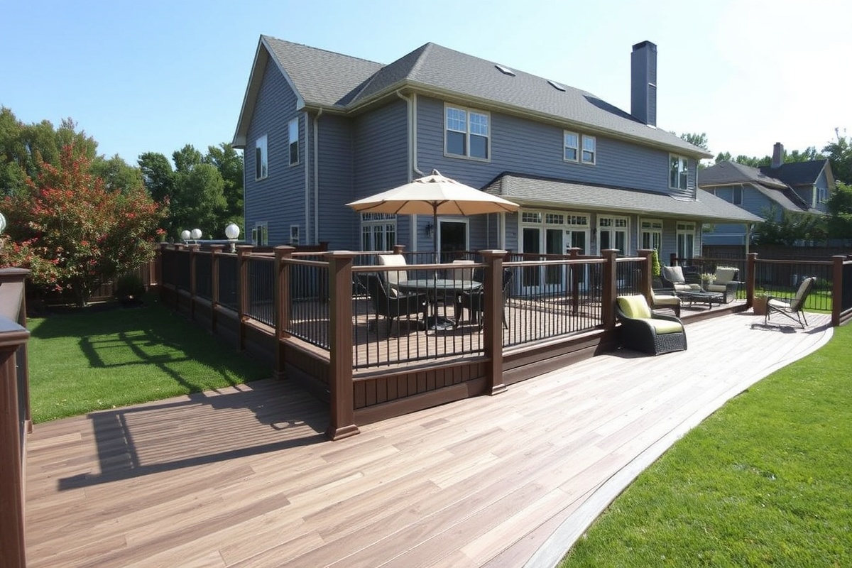 composite decking material home depot