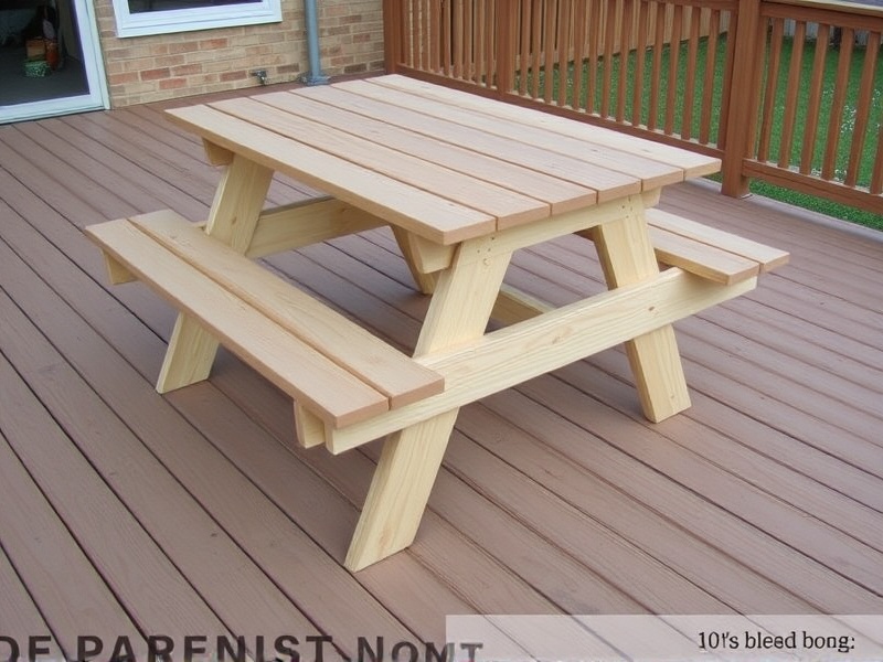 Composite Decking Material Picnic Table Kit: Cost Analysis