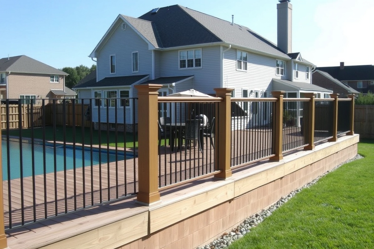 composite decking newel posts