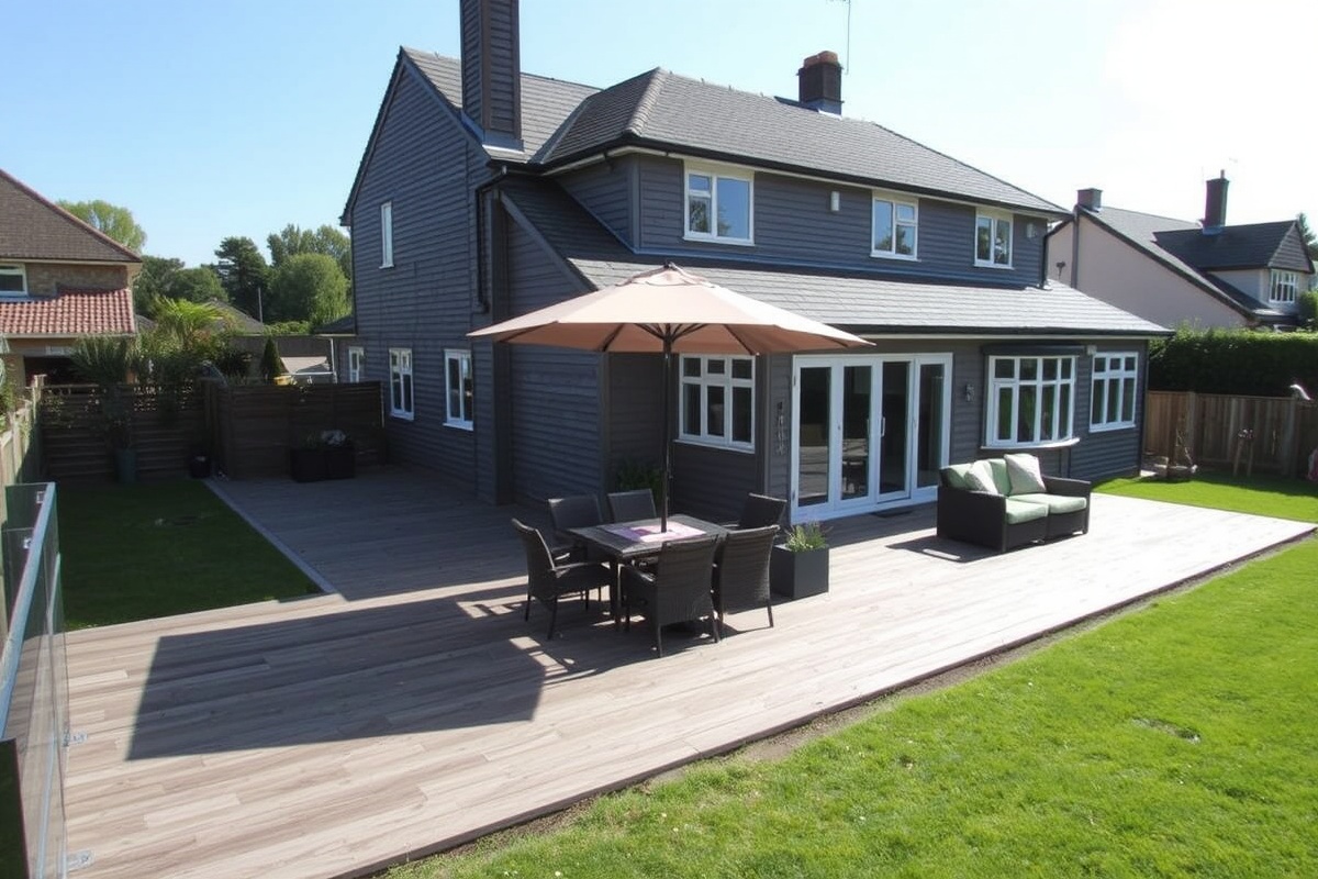 composite decking or patio