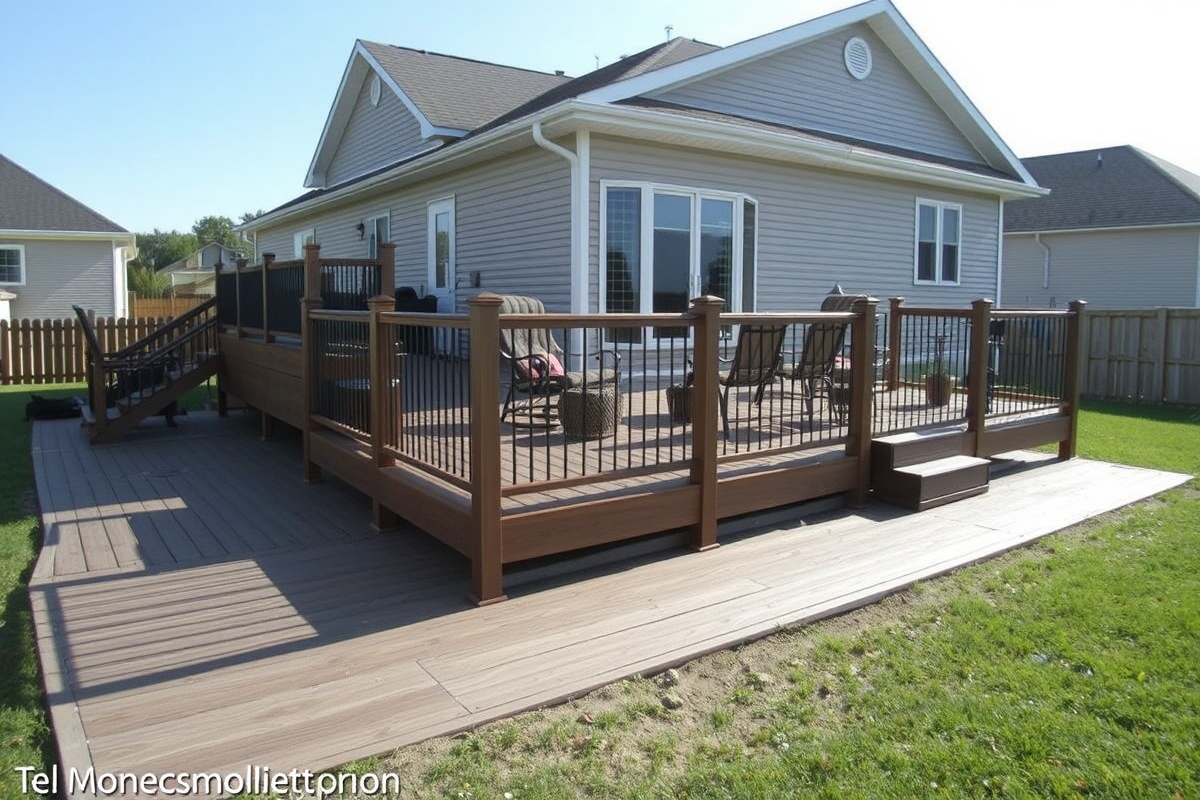 composite decking over concrete porch