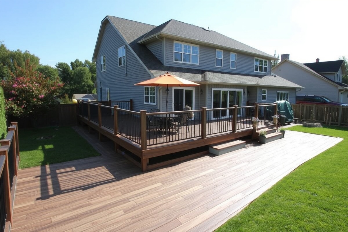 composite decking pattern ideas