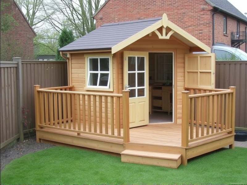 composite decking playhouse